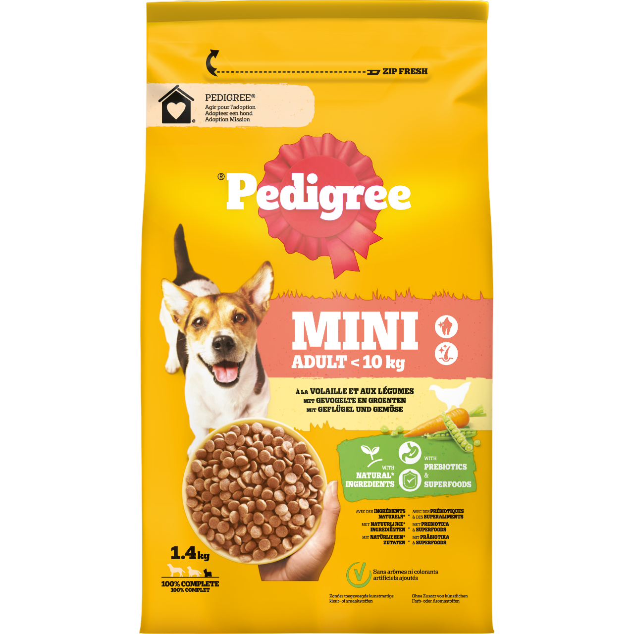 PEDIGREE VITAL PROTECTION Mini Adult met Kip en Groenten